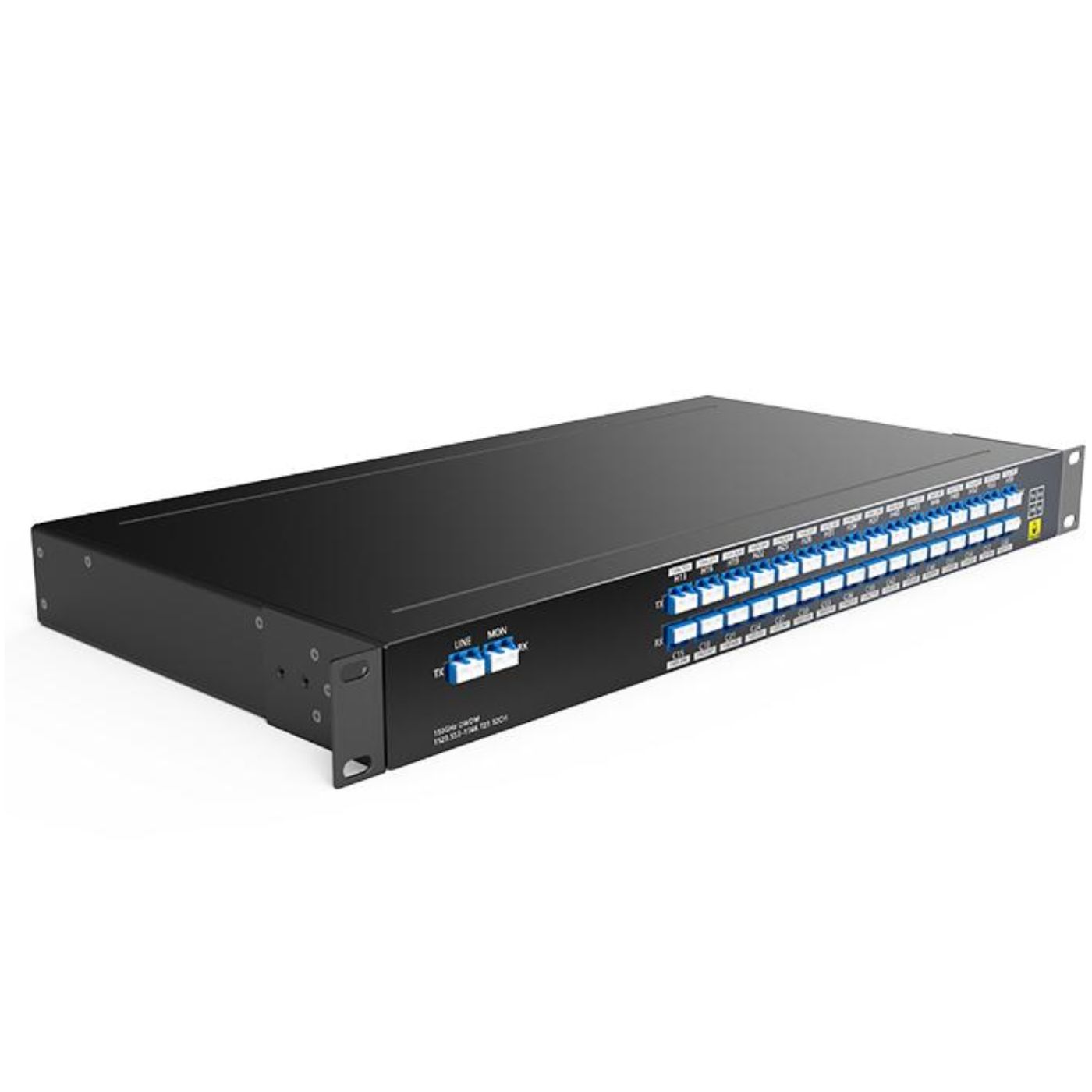 DWDM MUX AND DEMUX (Red 21-32) & (Blue 42-45/49-56)1U RACK WITH 1 LGX BOX 12CH BIDI SINGLE FIBER (SIDE A )